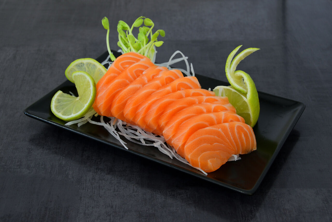 Sashimi saumon